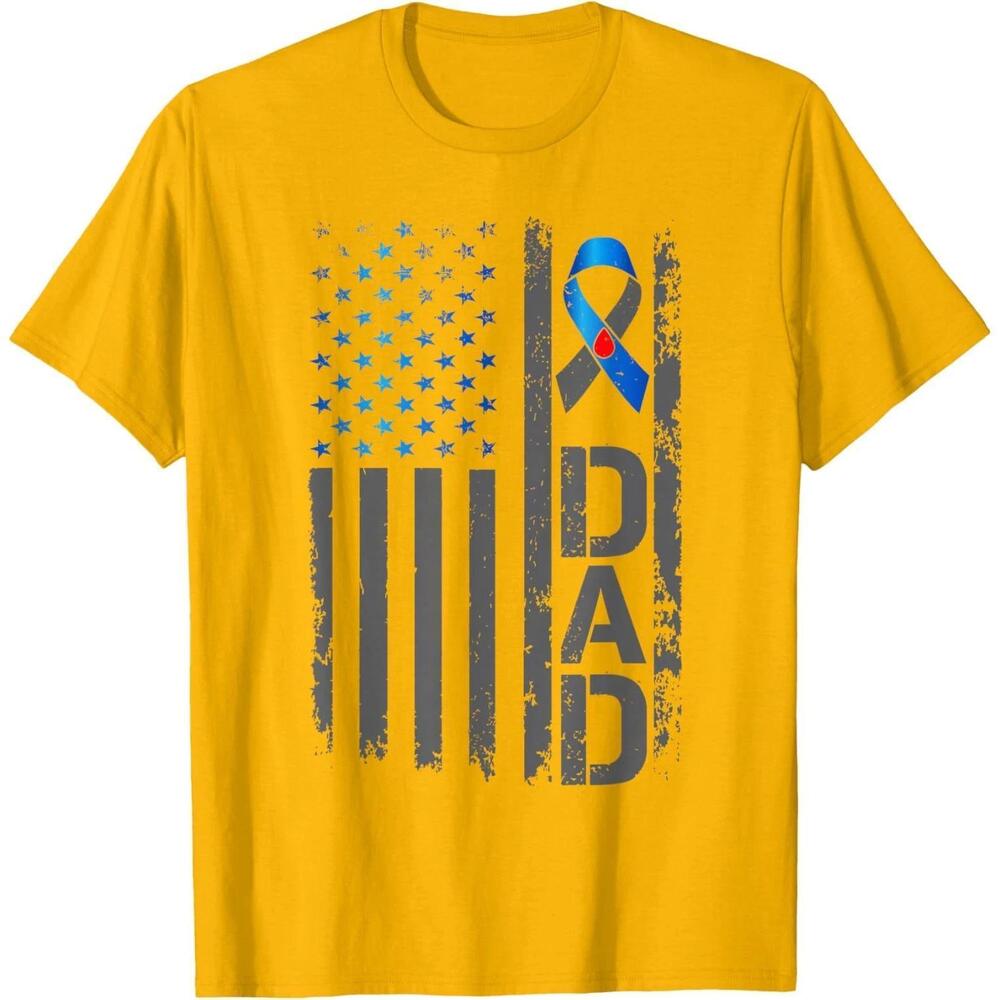 Type 1 Diabetes Awareness T1D Dad Of Warrior Diabetic Unisex T-Shirt